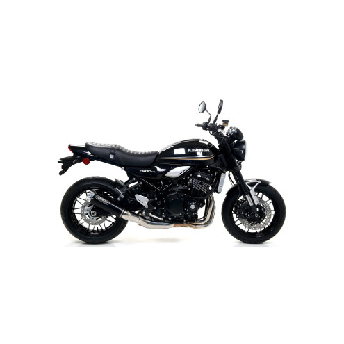 Silencieux Arrow Rebel Black embout noir, Kawasaki Z900RS