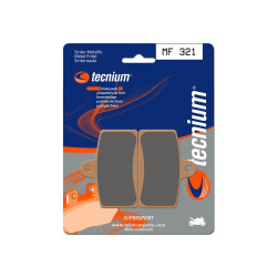 Plaquettes de frein avant Tecnium MF321 Métal fritté, Aprilia RS4 Derbi 125 GPR-Nude 2T 4T V4