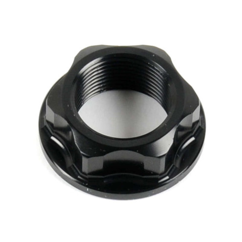 Écrou de colonne de direction/d'axe de roue arrière LIGHTECH M24x1.5 alu noir LighTech 1 - AVSmoto Racing Parts 