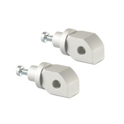 Supports de repose-pieds arrière LIGHTECH argent Yamaha LighTech 1 - AVSmoto Racing Parts 