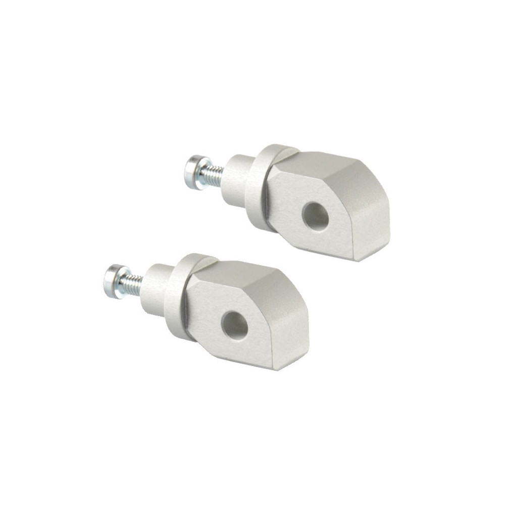 Supports de repose-pieds arrière LIGHTECH argent Yamaha LighTech 1 - AVSmoto Racing Parts 