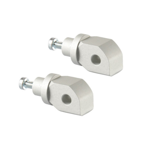 Supports de repose-pieds arrière LIGHTECH argent Yamaha LighTech 1 - AVSmoto Racing Parts 