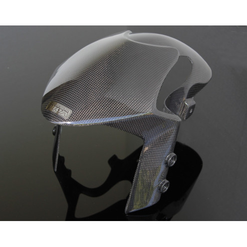 Garde boue avant carbone 'monster style' brillant, Honda 125 MSX
