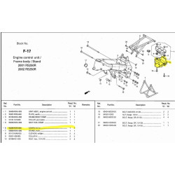 Capot ECU Kevlar, Honda NX5