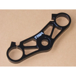 Té de fourche supérieur CNC noir race, Honda VTR1000 SP1