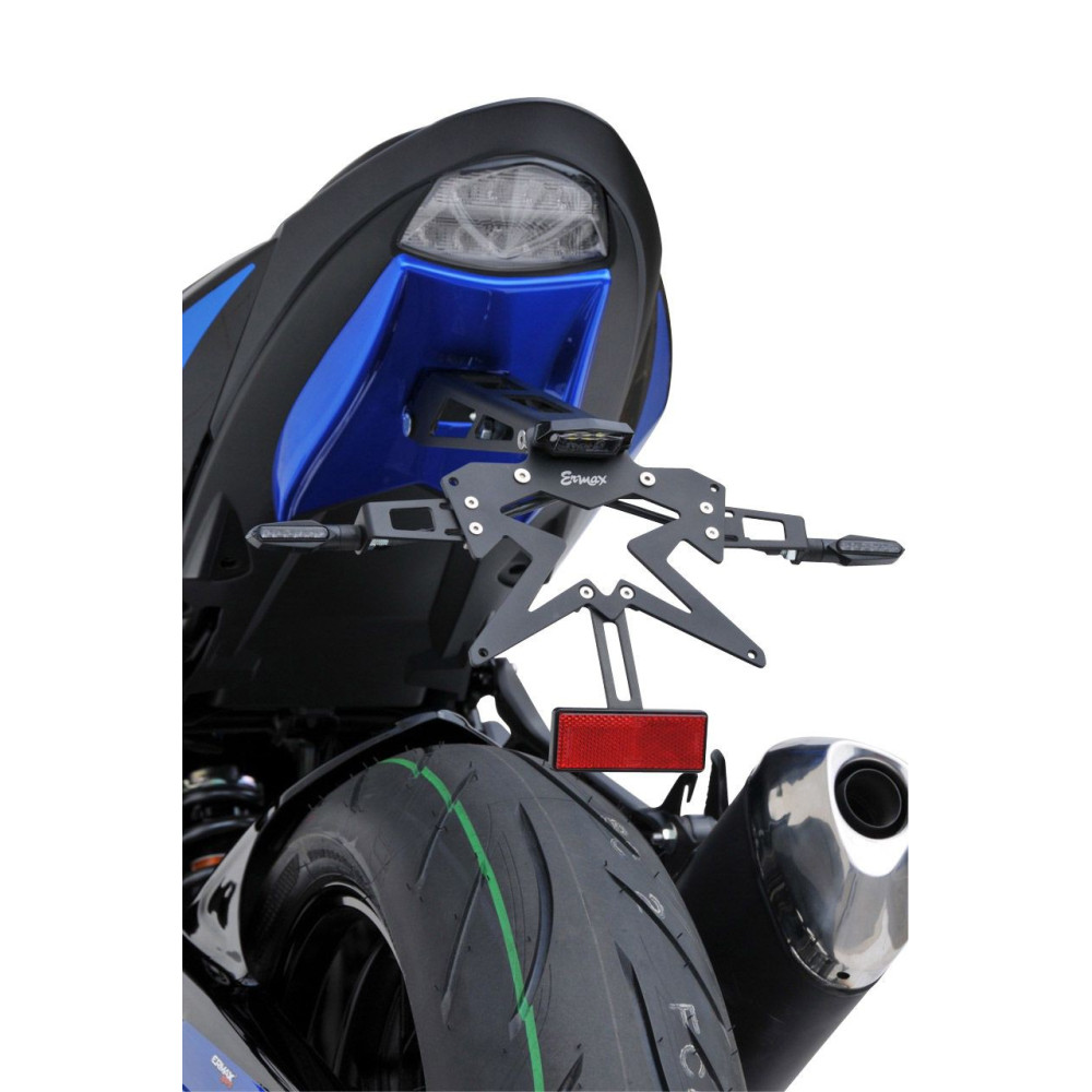 Support de plaque alu noir  Ermax Suzuki GSX S 750 2017-22