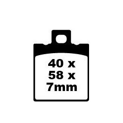 Plaquettes de frein arrière EBC en métal fritté Double-H FA047HH Plaquettes de frein arrière EBC en métal fritté Double-H FA047HH