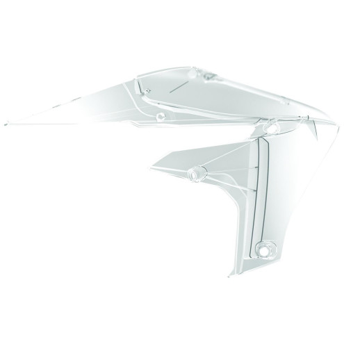 Ouïes de radiateur POLISPORT transparent Yamaha YZ250F/450F Polisport 1 - AVSmoto Racing Parts 