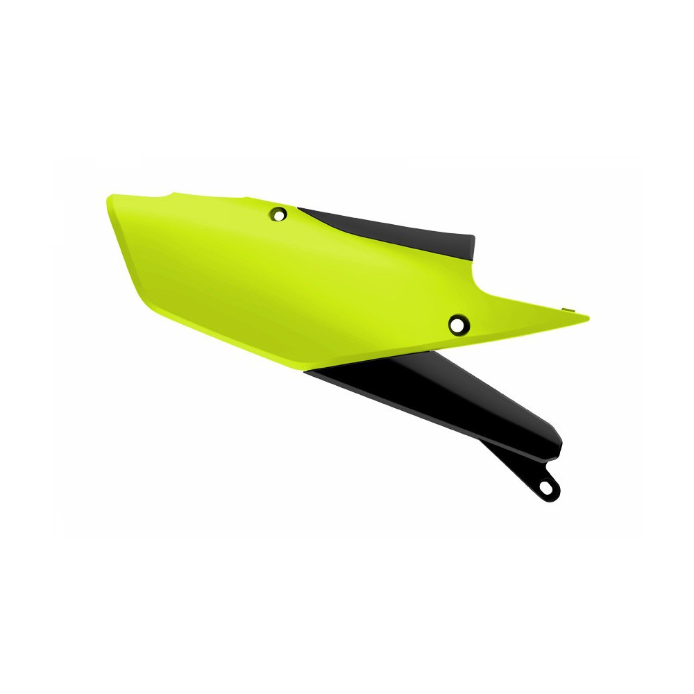 Plaques latérales POLISPORT jaune fluo Yamaha YZ450F Polisport 1 - AVSmoto Racing Parts 