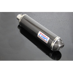 Ligne complète Tyga-Performance silencieux coté droit Full Carbone rond, Honda VFR 750 RC36 94-97