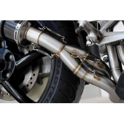 Ligne complète Tyga-Performance silencieux coté droit Full Carbone rond, Honda VFR 750 RC36 94-97