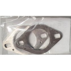 Bride échappement inox trous 9X14 INT.76