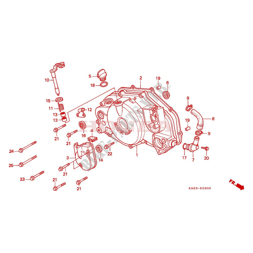 Joint spy d'étancheité d'huile 12x18x3 Honda