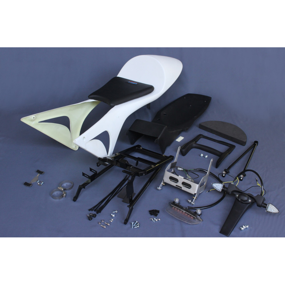 Kit carénage arrière route fibre GP-T, Honda 400 VFR NC30