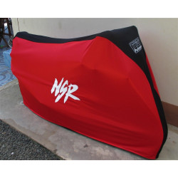 Housse de protection intérieur Honda NSR rouge/noir