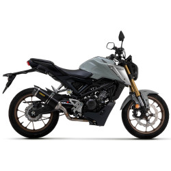 Ligne complète Arrow Thunder noir Honda CB 125 R 21-22