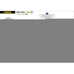 Silencieux Arrow X-Kone Acier embout carbone Honda CRF 300 L 2021-22