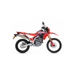 Silencieux Arrow Thunder Alu noir embout carbone Honda CRF 300 L 2021-22