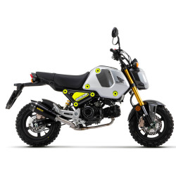 Silencieux Arrow X-Kone noir embout carbone, Honda 125 MSX 2021-
