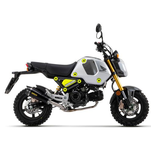 Silencieux Arrow X-Kone noir embout carbone, Honda 125 MSX 2021-