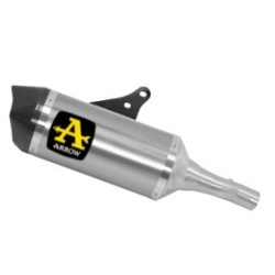 Silencieux Arrow Race-Tech court Alu embout carbone, Honda 750 X-ADV