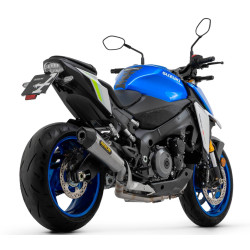 Silencieux Arrow X-Kone Noir embout carbone, Suzuki GSX-S 950 / 1000 / 1000 GT 2021-