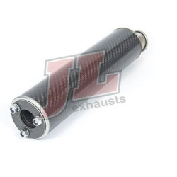 Silencieux Jim Lomas JL Carbone Race Cap Aprilia 125 et 250 RS