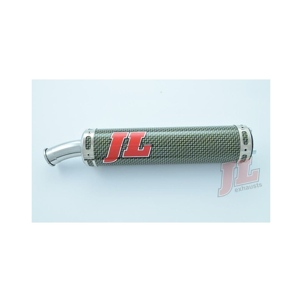 Silencieux Jim Lomas JL Kevlar Classic Cap Aprilia 125 et 250 RS