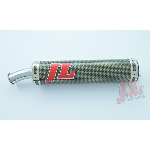 Silencieux Jim Lomas JL Kevlar Classic Cap Aprilia 125 et 250 RS