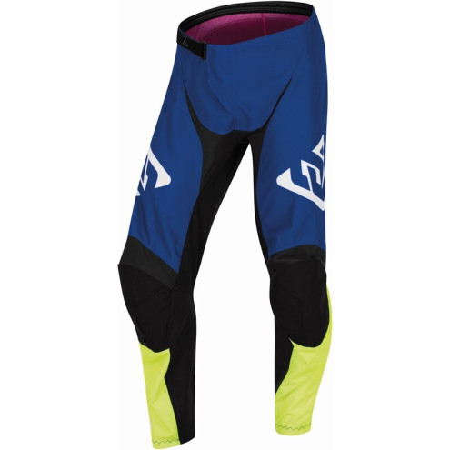 Pantalon enfant ANSWER A22 Syncron Prism bleu/jaune fluo taille 22 ANSWER 1 - AVSmoto Racing Parts 
