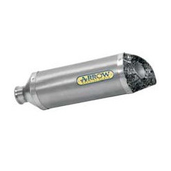 Silencieux Thunder Aluminium noir embout carbone Yamaha 600 YZF R6 06-16