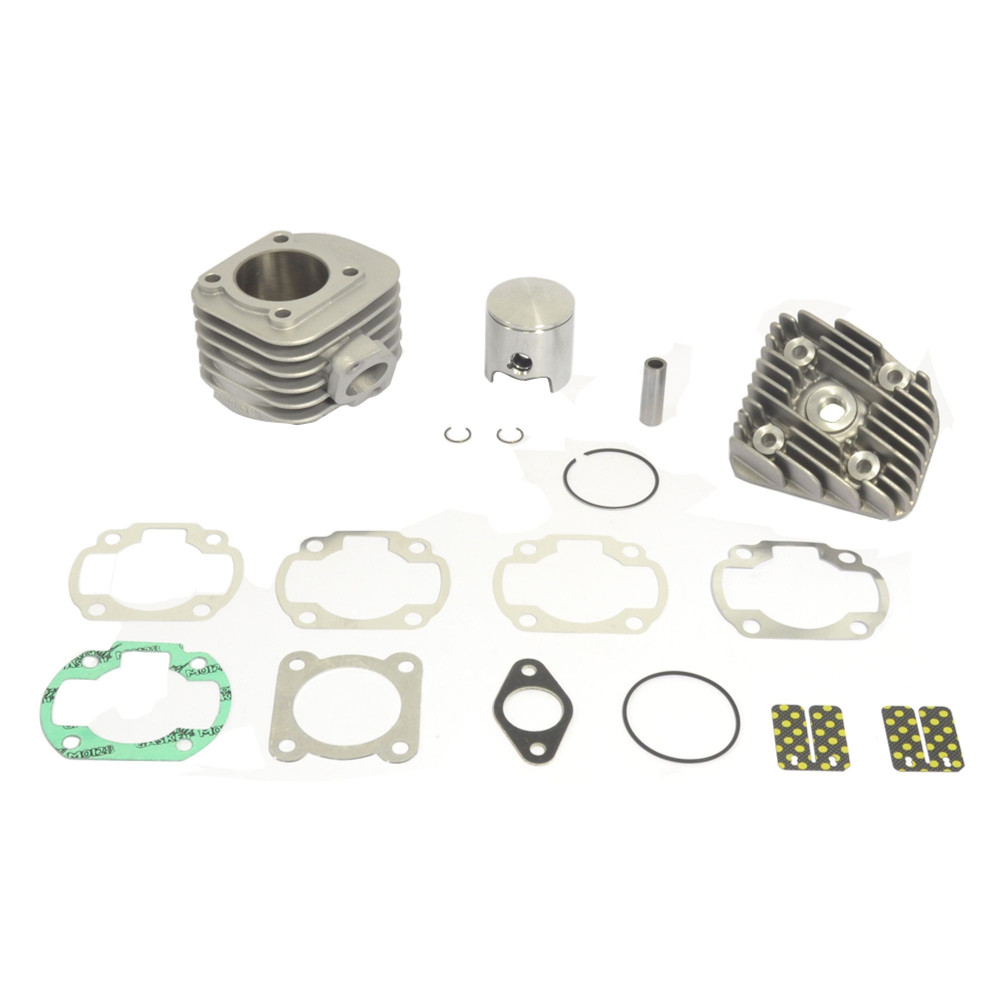 Kit cylindre Big Bore avec culasse Ø 47,6 mm, 70 cc, axe Ø 10 mm, piston à tête bombée Athena 1 - AVSmoto Racing Parts Kit cylindre Big Bore avec culasse Ø 47,6 mm, 70 cc, axe Ø 10 mm, piston à tête bombée Athena 1 - AVSmoto Racing Parts