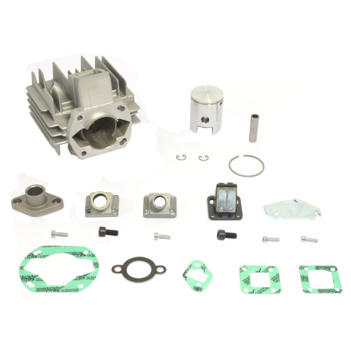 Kit cylindre gros diamètre Ø 48 mm, 80 cc, soupape rouge de puissance, collecteurs principaux Athena 1 - AVSmoto Racing Parts 