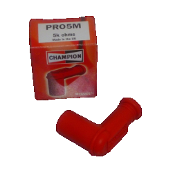 Capuchon Antiparasite Champion silicone rouge