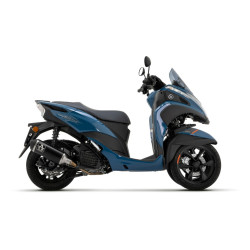 Silencieux Arrow Urban alu noir embout inox noir Yamaha Tricity 155 euro5 2022-