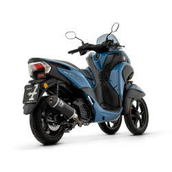 Silencieux Arrow Urban alu noir embout inox noir Yamaha Tricity 155 euro5 2022-