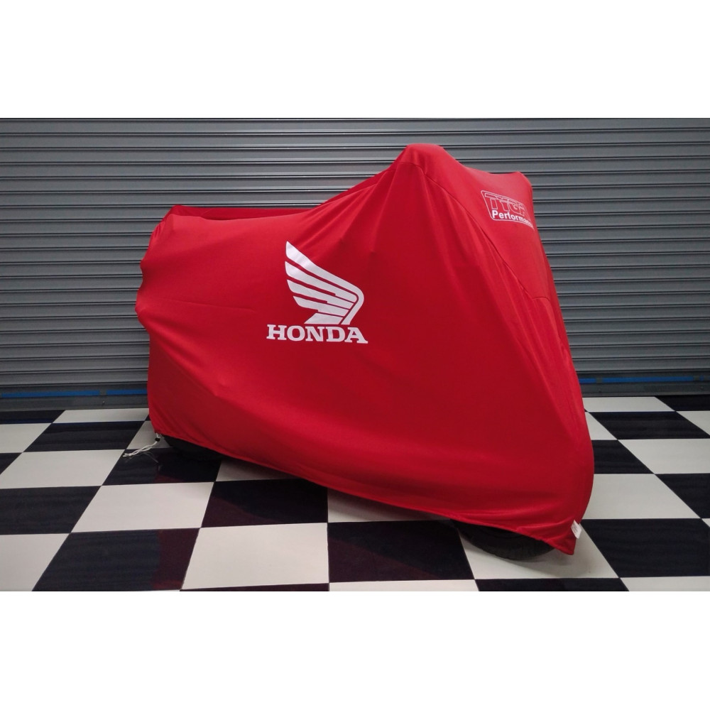 Housse de protection intérieur Honda rouge logo blanc
