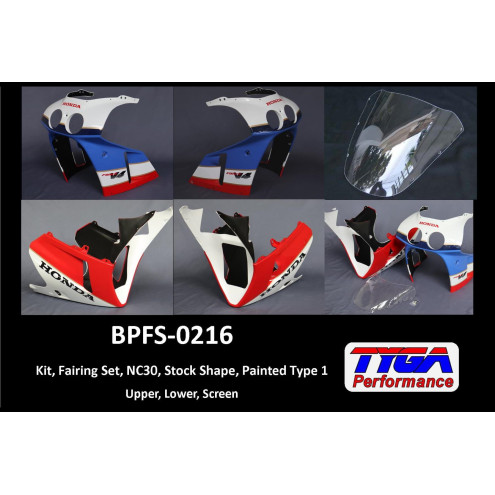 Kit carénages avant type origine NC30 Honda 400 VFR NC30