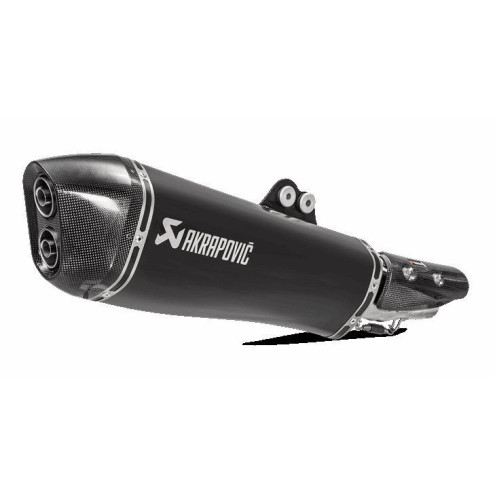 MUFFLER SS BLK KYM AK550 Akrapovic 1 - AVSmoto Racing Parts 