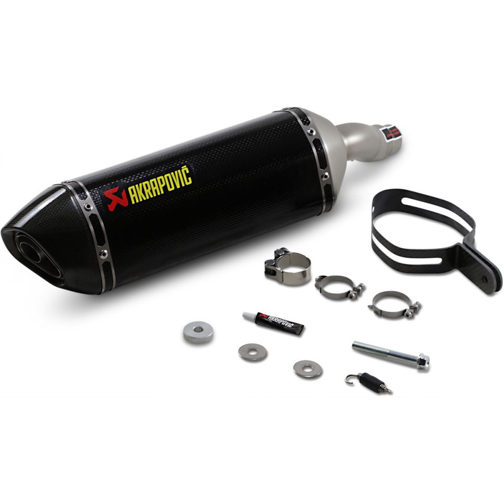 Echappement Akrapovic Carbone - Kawasaki Ninja 250 et 300 2013-16