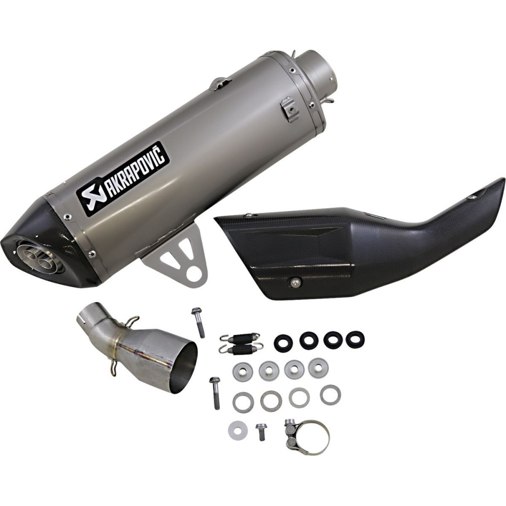 MUFFLER TI/CF C400X / GT Akrapovic 1 - AVSmoto Racing Parts 