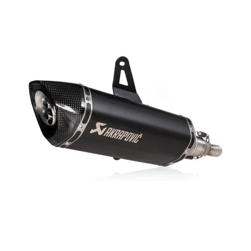 MUFFLER SS/CF BLK ITAL Akrapovic 1 - AVSmoto Racing Parts 
