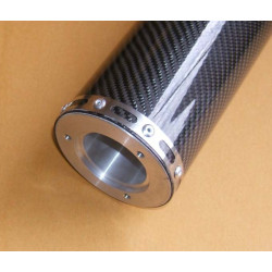 Silencieux carbone rond "slip on", CBR250RR MC22