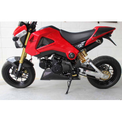 Kit commandes reculées course ajustables, noir/or Honda 125 MSX Grom