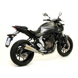 Ligne complète Arrow X-Kone embout carbone, Yamaha 700 MT-07 2014-20 & 700 Tracer 7 GT 2020-