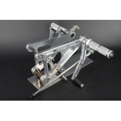 Commandes reculées Course CNC argent, Aprilia RS125