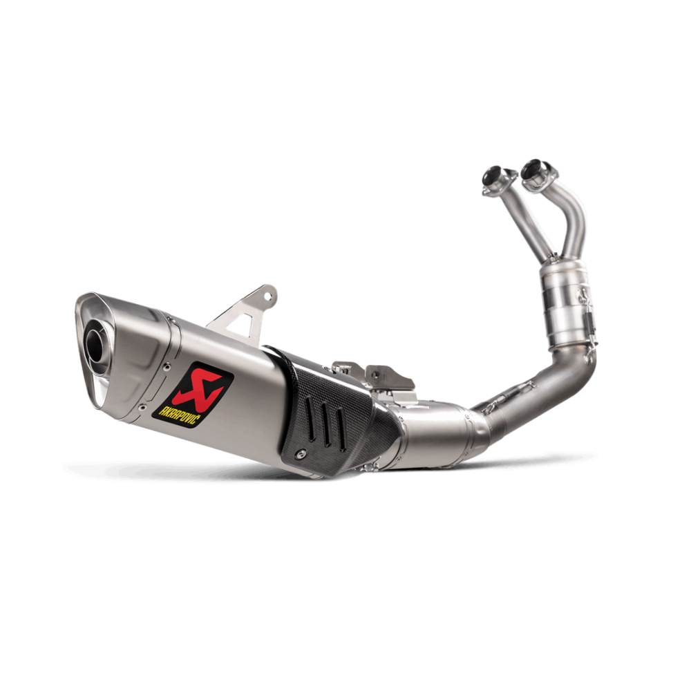 Ligne complète Akrapovic Homologué titane, Yamaha YZF-R7 2021-23
