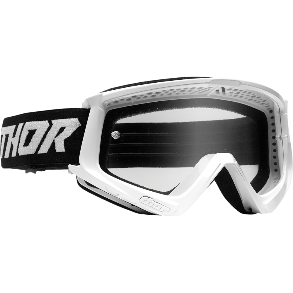 Masque Thor combat racer Junior blanc/noir