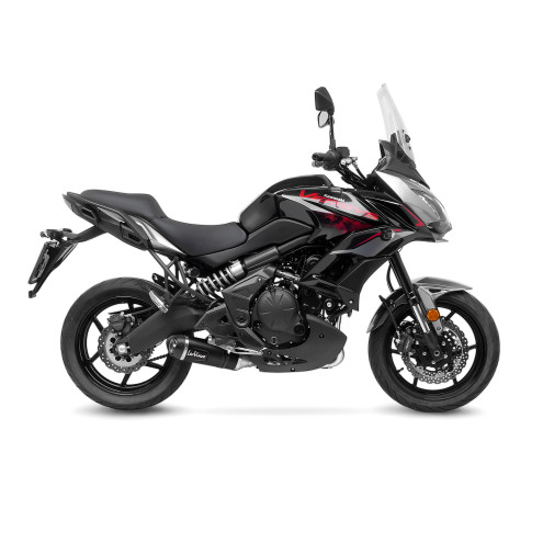 Ligne complète Leovince LV One noir catalysé - Kawasaki 650