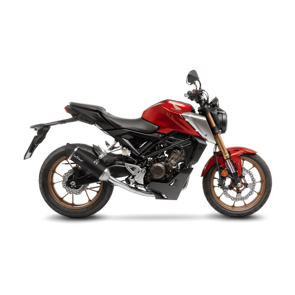 Ligne complète Leovince LV One noir catalysé - Honda CB 125 R 2021-23